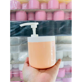 Hủ có vòi đựng mỹ phẩm, trộn kem 500g, A10, H-50E, dùng tiện lợi không dơ tay