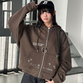 Áo Hoodie Zip Boxy Garden CINDER, Áo Hoodie Local Brand Chính Hãng
