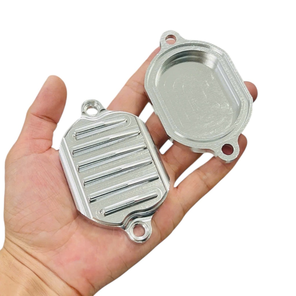 Nắp Supap WAVE - DREAM - FUTURE đầu lòng redleo 4val nhôm cnc nguyên khối