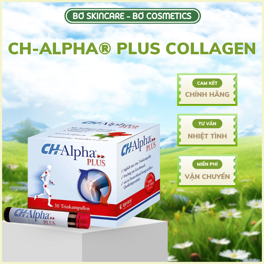 (CHÍNH HÃNG) CH-ALPHA® PLUS - COLLAGEN SỤN KHỚP HÀNG ĐẦU TẠI ĐỨC