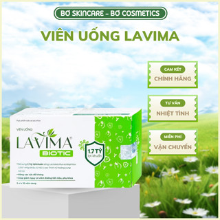 (HOẢ TỐC) Viên uống phụ khoa men vi sinh vùng kín LAVIMA BIOTIC ( hộp 20 viên)