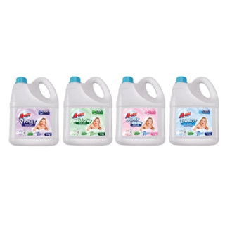 Nước giặt xả 2 in 1 A-ON BABY Hương VIOLET Can 3Kg Siêu sạch, mềm vải, Lưu hương thơm ngát