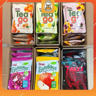  Nước Trái Cây Oishi Nhiều Vị 10 Gói  túi 180ml kèm ống hút  