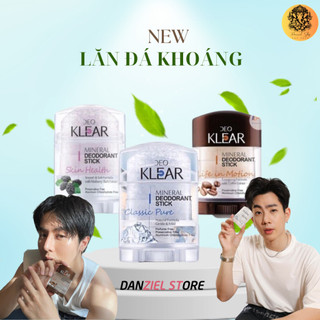    Nội địa  Lăn nách đá khoáng Deo Klear Thái Lan 70g - khử mùi cơ thể - Mineral Deodorant stick 