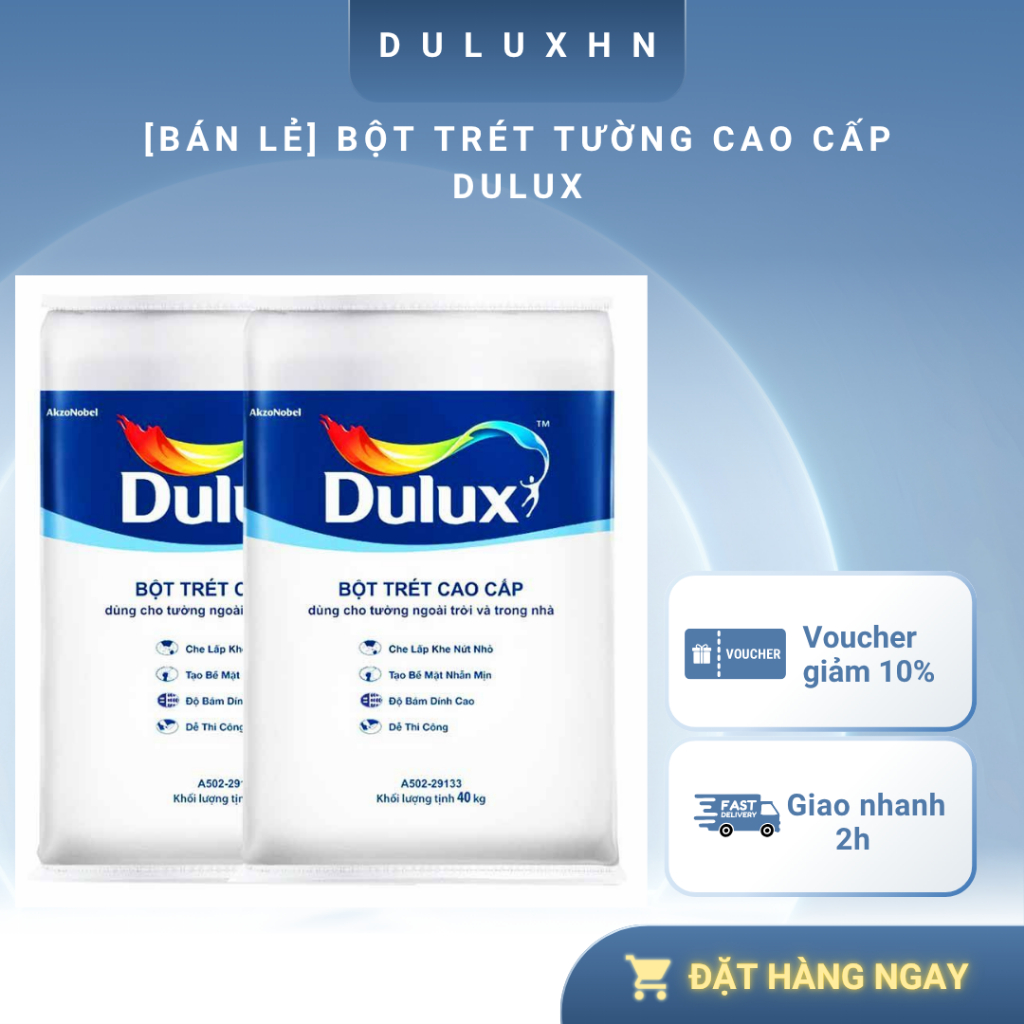 [BÁN LẺ] Bột trét tường cao cấp DULUX