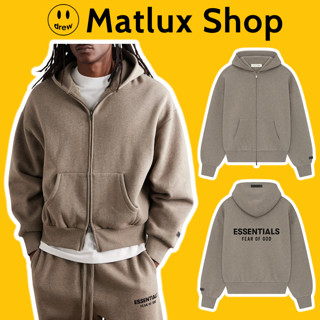 [BEST QUALITY] Áo hoodie zip Fear Of God Essentials Jacket SS25 chất liệu nỉ bông cao cấp, Áo khoác