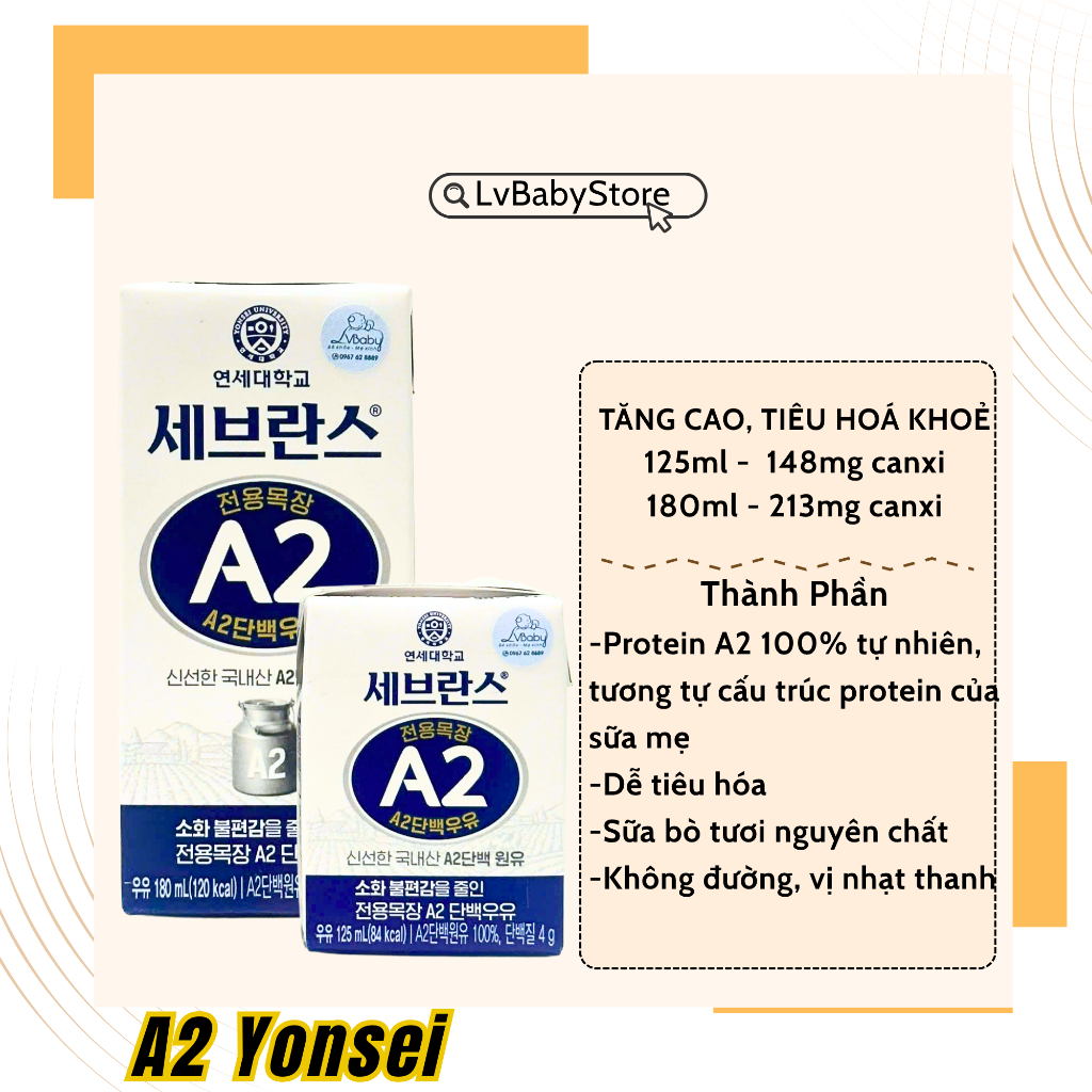 Sữa tươi Yonsei từ đạm A2