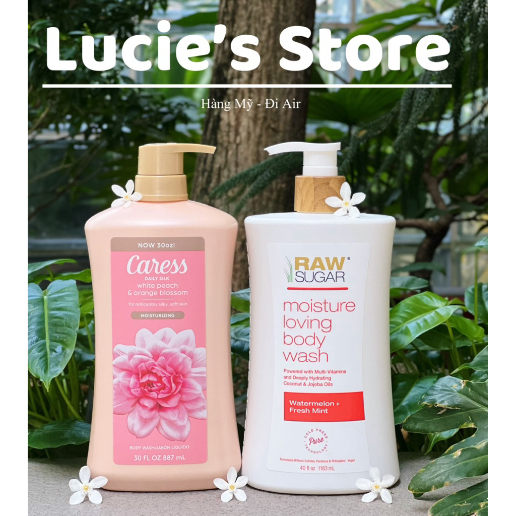 { 887ML - Hoả Tốc } Sữa Tắm Caress Hương Nước Hoa Siêu Sang Giúp Da Mềm Mịn Như Lụa 887ml