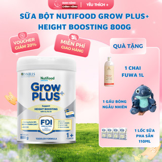 [Bác sĩ Đăng] Sữa Bột GrowPlus Height Boosting Lon 800g phát triển chiều cao