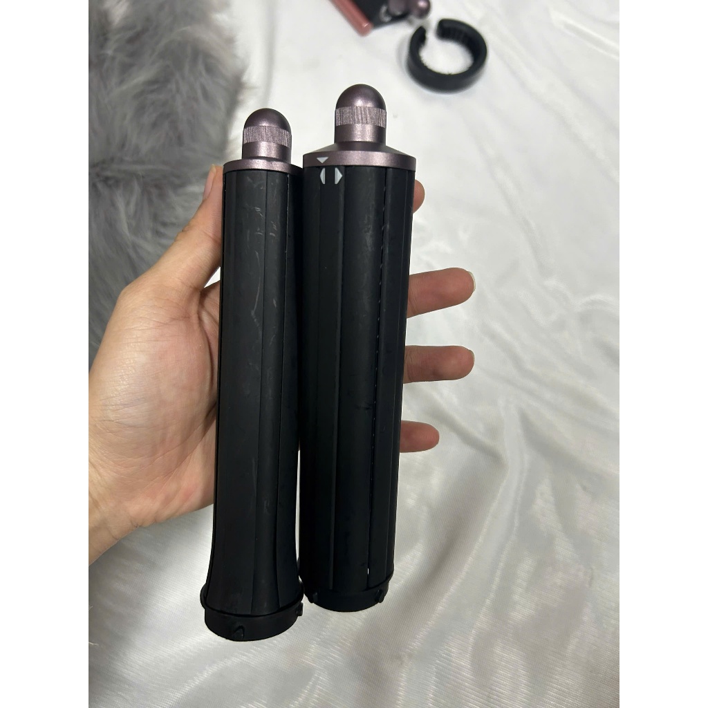 Cặp trục uốn xoăn màu tím than cho máy sấy tóc dyson airwrap HS01 HS05 HS08 - hàng used