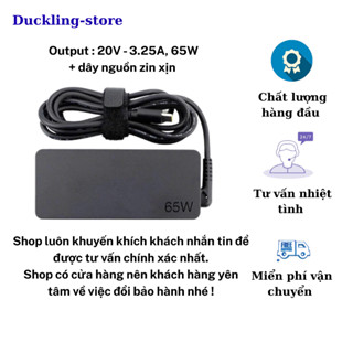 Sạc Laptop Lenovo 20V - 3.25A 65W Đầu Type C Lenovo Thinkpad Yoga Ideapad-Adapter Lenovo New - ZIN