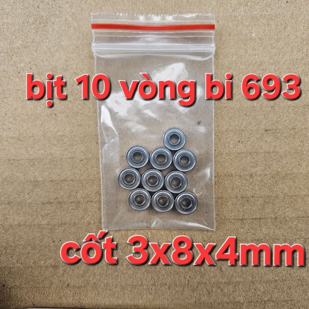 10 cái bạc đạn 693 hàng tháo máy chất lượng tốt