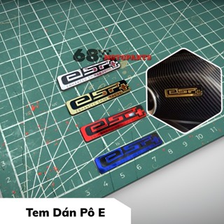  Tem ESP Tráng Gương Nhựa Acrylic Dán Pô E Vario Click Ab Sh Sh Mode Lead Scoopy Xe Máy Bền Màu Chống Thấm Nước 