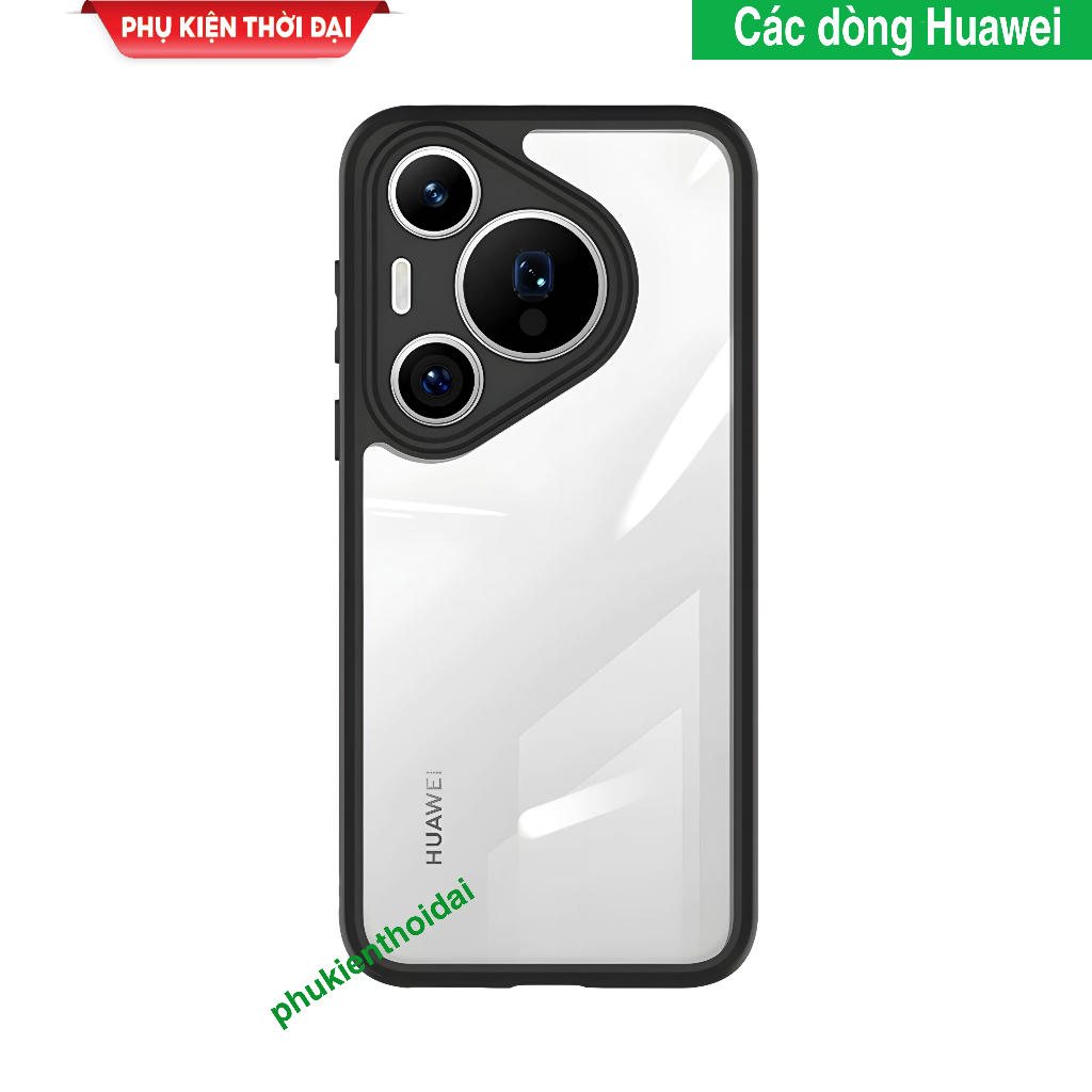 Ốp lưng Huawei P60 Art / P60 Pro / Pura 70 / Pura 70 Ultra lưng trong viền dẻo bảo vệ camera