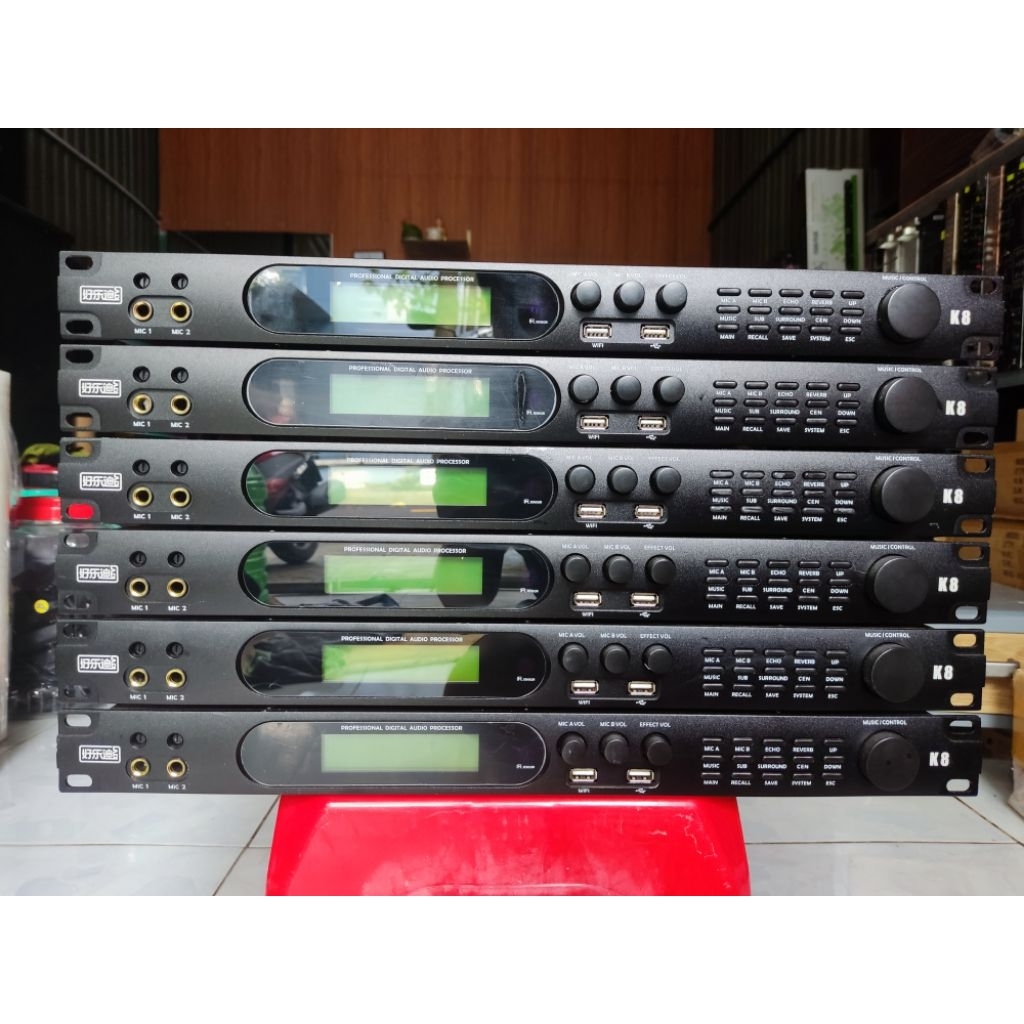 Vang số bãi KTV-K8 (CK590| X12 Plus) nguồn xung, 2 mic riêng biệt giá rẻ