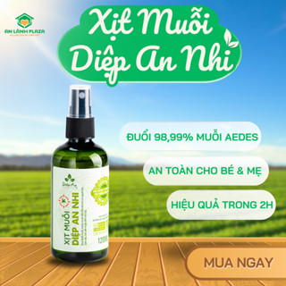 Xịt muỗi thảo dược cho bé Diệp An Nhi 50ml/120ml - Xịt muỗi cho trẻ phòng chống muỗi, tan vết đốt