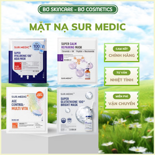 [CHÍNH HÃNG] MẶT NẠ DƯỠNG TRẮNG SUR MEDIC BRIGHT GLUTATHIONE MASK