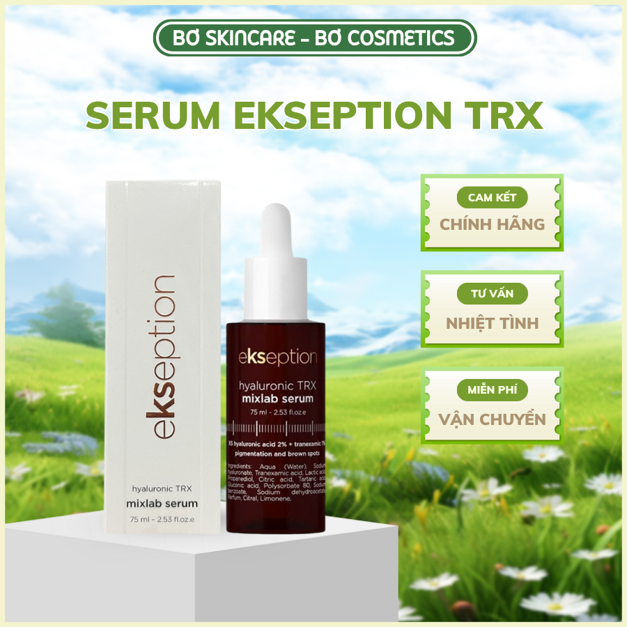 Tinh Chất Ekseption Hyaluronic TRX Mixlab Hỗ Trợ Sáng Da Mờ Nám Fullsize 75ml