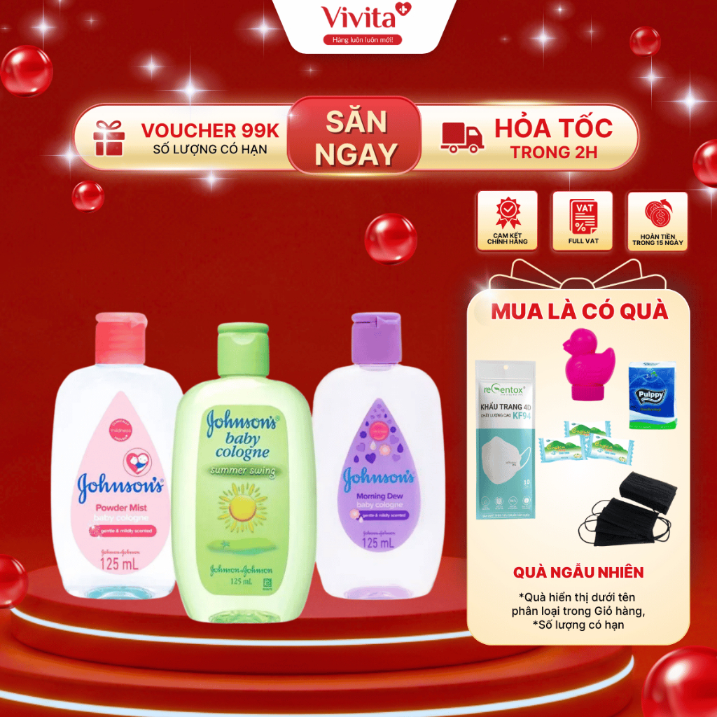 [✅CAM KẾT HÀNG THẬT] Nước hoa johnson baby power mist (chai/50ml)