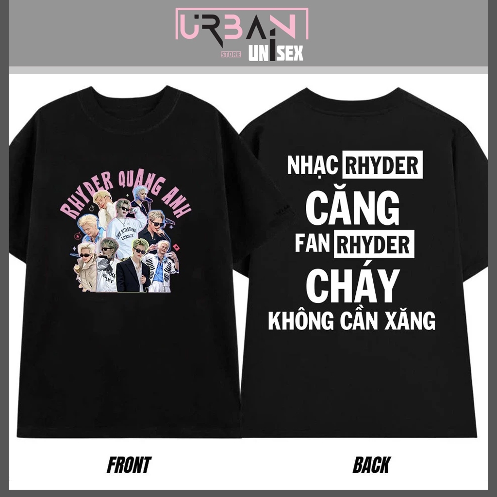 Áo Thun Rhyder - Rhycap - Quang Hùng MasterD - Trình Hieuthuhai - Tuấn Cùi The Weeknd