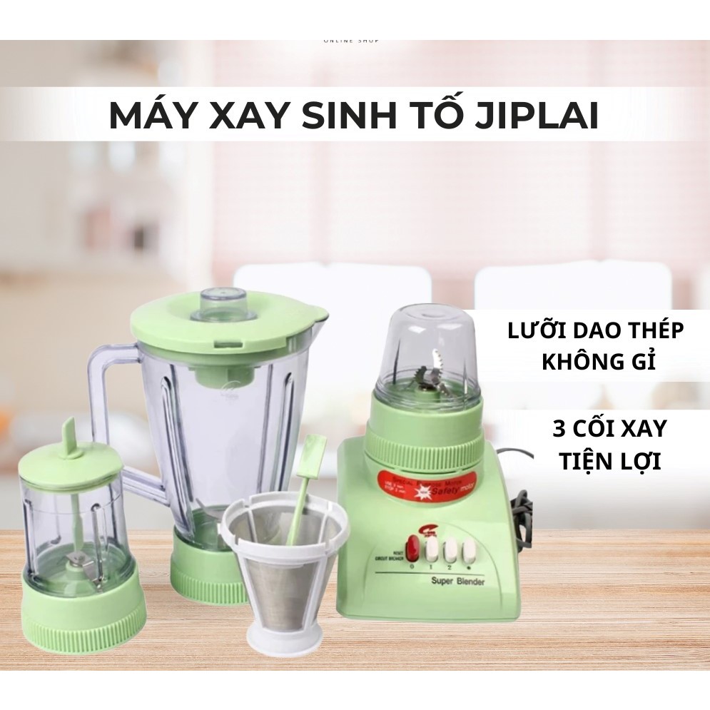 Máy xay sinh tố Jiplai JL-308 Nb3, máy say đa năng,máy say sinh tố cao cấp vip 1 B30