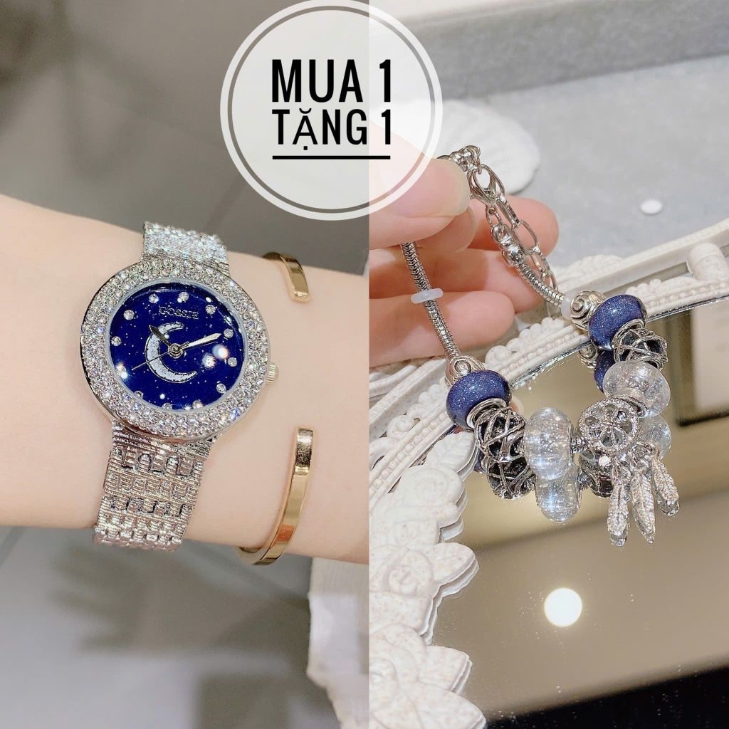 mua đồng hồ trăng sao hot tiktok tặng vòng Pandora
