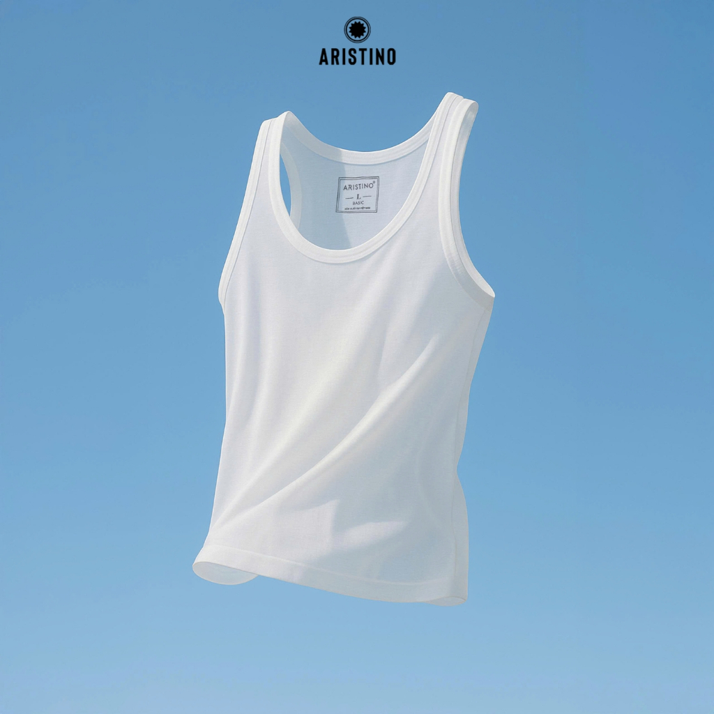 Áo Ba Lỗ Tanktop Nam Aristino 100% Cotton AC21