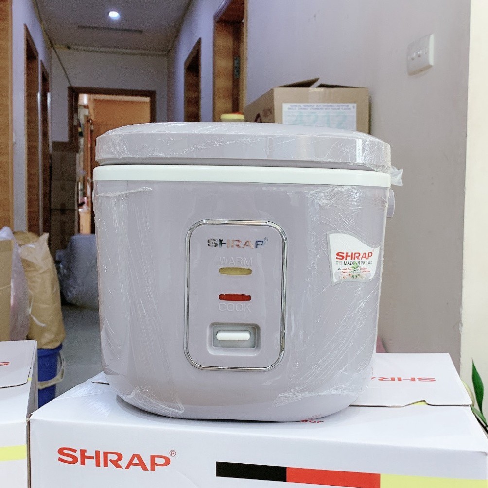 Nồi cơm điện SHRAP 668 Dung tích 1.8L - Tặng kèm giá hấp - Bảo hành 12 tháng B16