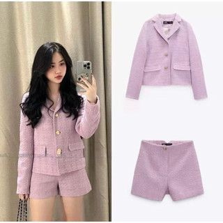 Áo vest dạ Zara Auth size XS