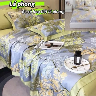  Bộ chăn ga gối lụa Thái 6D 5 món cao cấp – Mềm mịn mát mẻ – Chăn hè + Ga chun + Gối ôm 