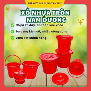 Xô Nhựa Nam Dương Dung Tích Từ 4L-20L Đựng Nước & Gạo - Nhựa TỐT nhất thị trường