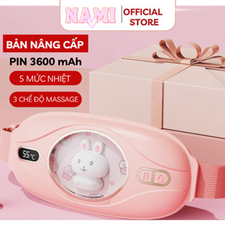 Set Quà Tặng Cao Cấp Máy Massage bụng kinh, đai chườm nóng giảm đau bụng kinh hiệu quả Bảo hành 12 tháng