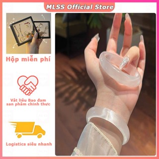 【Mua 1 tặng 1 MLSS Vòng tay Đá mắt mèo Hộp quà tặng miễn phí Vòng tay mã não đá mắt mèo phong thuỷ-Quà tặng ngày lễ