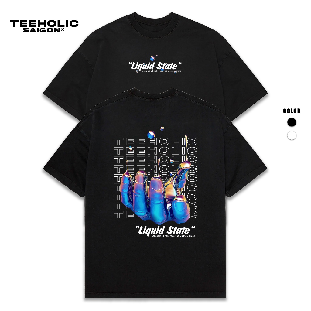 Áo Thun Nam Nữ TEEHOLIC Liquid State Bàn Tay - THSI11
