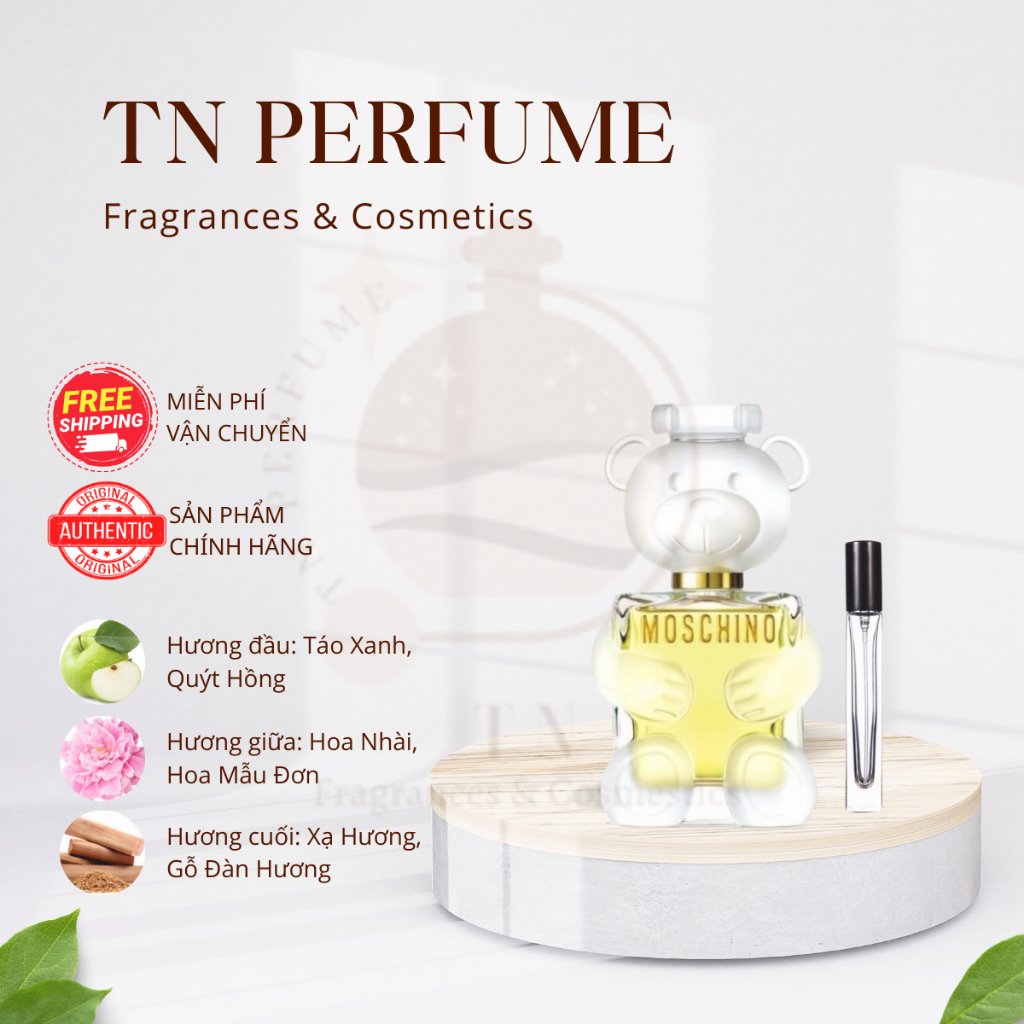 Nước Hoa Nữ Moschino Toy 2 Chiết 10ml, 20ml, 30ml FREESHIP. [Hàng Chính Hãng] TN Perfume