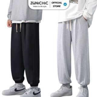Quần Jogger Nam Nữ Trơn Basic Phong Cách Thể Dục Thể Thao Năng Động Cá Tính Unisex Màu Xám QDN960 Unichic