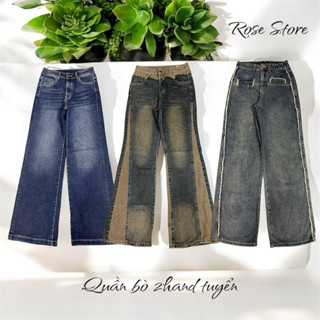 [2HAND] Quần bò xuông nam nữ ống rộng ,Quần bò 2hand độc lạ(nhiều mẫu)
