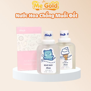  Nước hoa xịt thơm quần áo chống muỗi đốt Hanlu nhiều hương thơm dịu mát và an toàn cho bé 50ml 