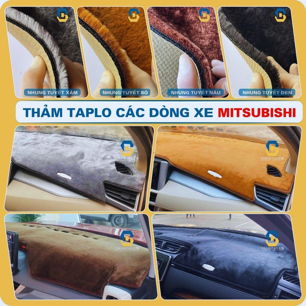 [Xpander,Xforce,Outlander,Pajero Sport,Attrage,Zingger,Triton,Lancer] Thảm TAPLO Ô TÔ xe MITSUBISHI