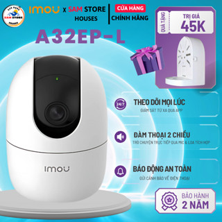  Camera IMOU trong nhà A32EP  Ranger 2 3MP  đàm thoại 2 chiều chống ngược sáng tích hợp còi báo động 