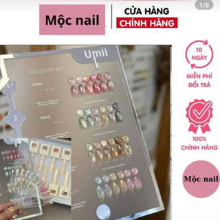 Mắt Mèo Umii cao cấp 24 màu Có ánh trăng - ánh nước - cực quang và kim cương  Kèm bảng màu