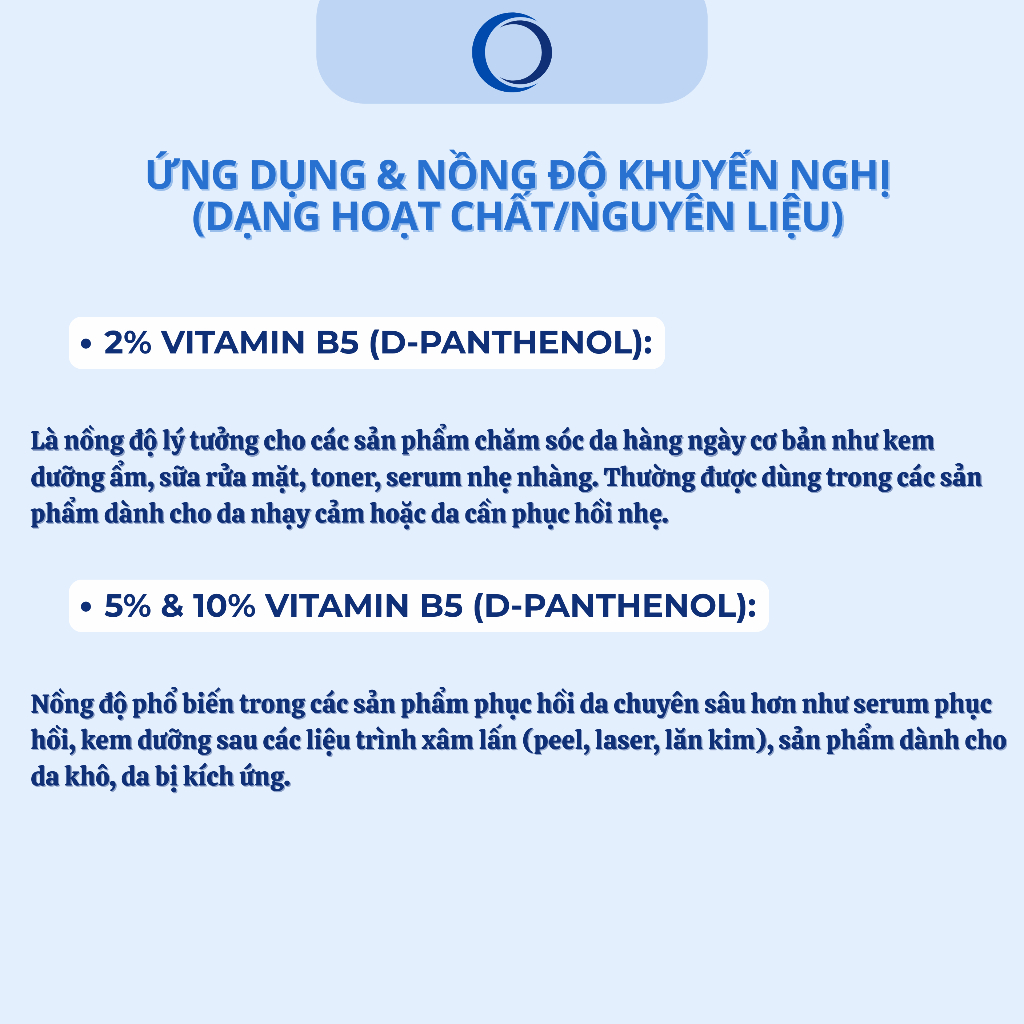 Vitamin B5 (D-Panthenol) 2% 5% 10% - Nguyên Liệu Mỹ Phẩm | BigBuy360 - bigbuy360.vn