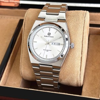 Đồng hồ nam dây thép PABLO RAEZ P366 chính hãng phong cách sang trọng doanh nhân chống nước 3ATM