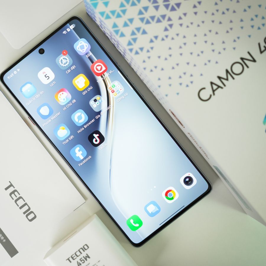 Điện thoại Tecno Camon 40 8GB 256GB pin 5200 mAh sạc nhanh 45W Chính Hãng | BigBuy360 - bigbuy360.vn
