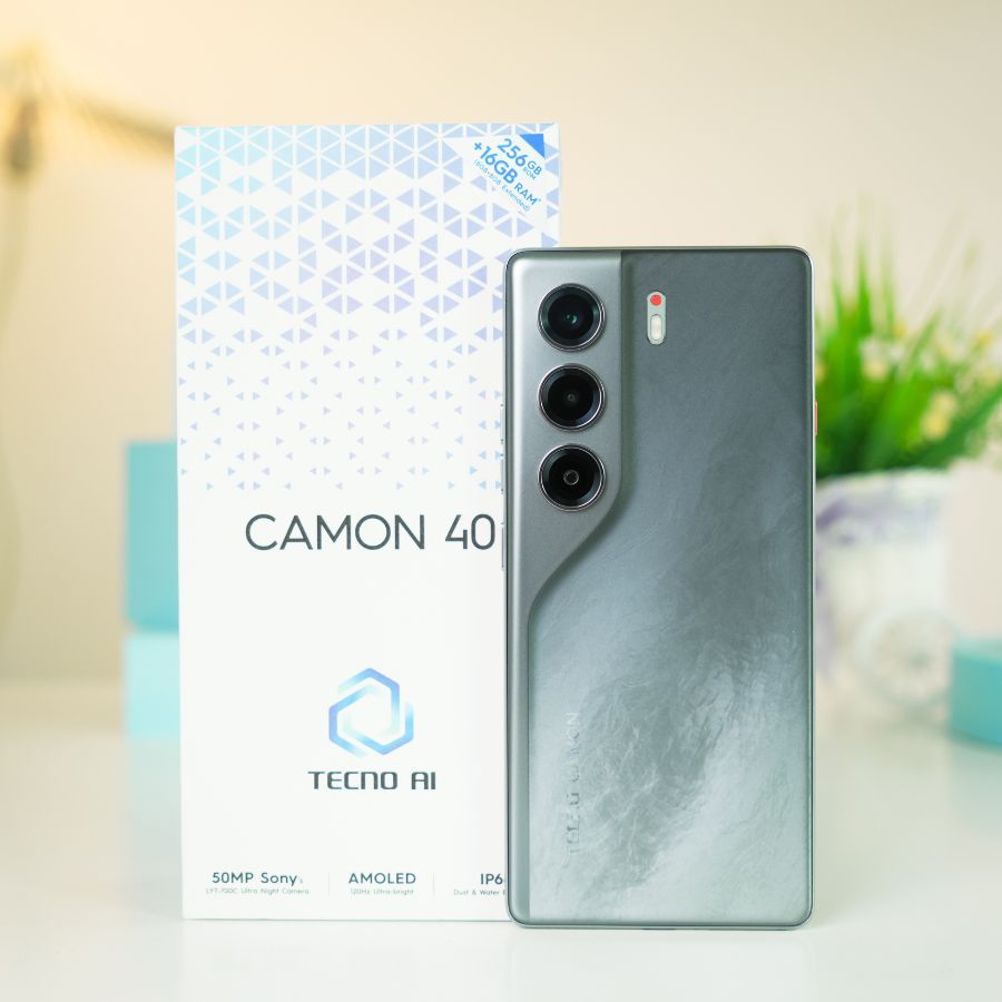 Điện thoại Tecno Camon 40 8GB 256GB pin 5200 mAh sạc nhanh 45W Chính Hãng | BigBuy360 - bigbuy360.vn