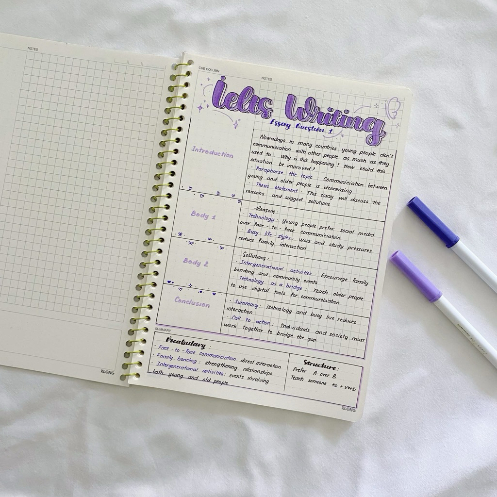 Sổ lò xo (giá sỉ) kép ghi chú C Notes bìa nhựa B5 Klong 120 trang; MS: 587