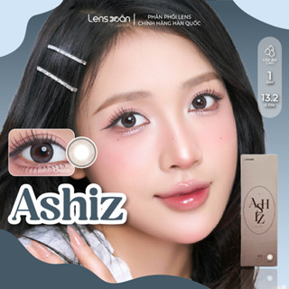 Kính áp tròng cận 1 ngày LENS XOẮN lens nâu tự nhiên tròn mắt cấp ẩm cao LENS ME ASHIZ