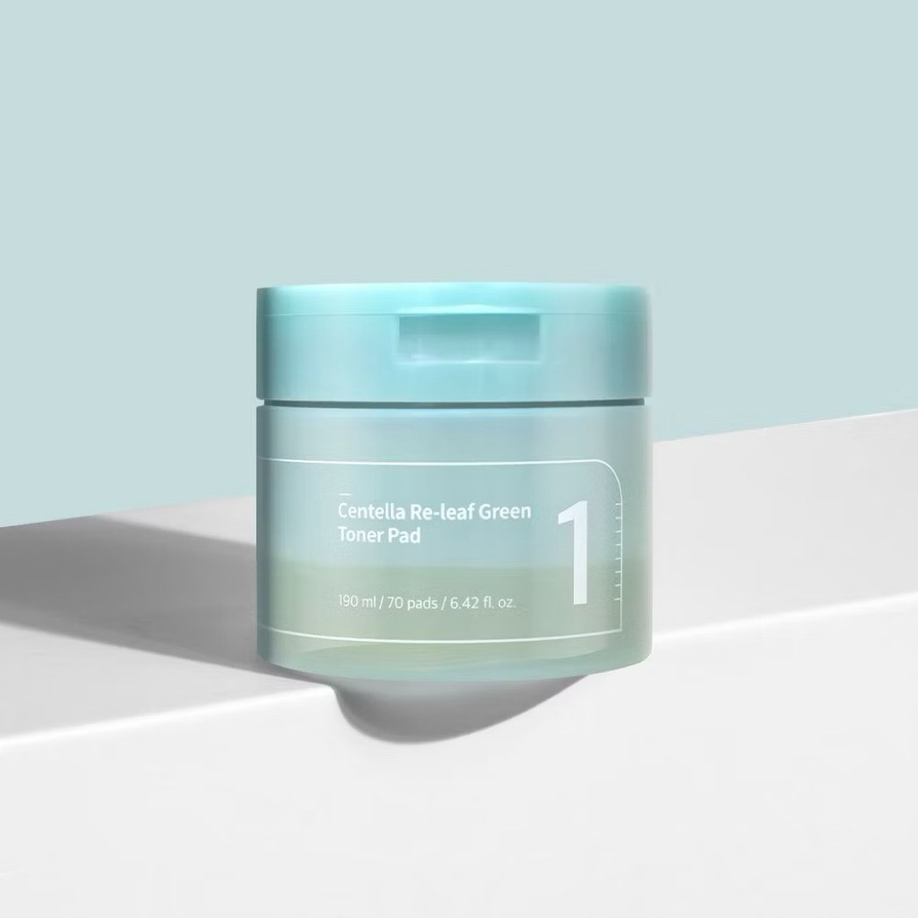 [Numbuzin] Toner Pad Làm Dịu Dưỡng Ẩm Da Nhạy Cảm NUMBUZIN NO 1 Centell Green Toner Pads 70 Miếng Mi