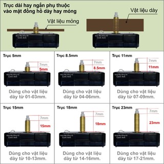 Mặt đồng hồ treo tường, mặt số (Nhôm)
