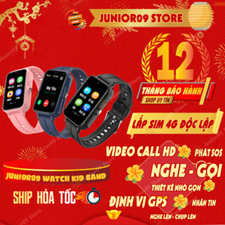    VÒNG ĐEO TAY   Đồng hồ thông minh Định vị Trẻ em JUNIOR09 WATCH KID BAND | Lắp sim Nghe gọi Video Call Định vị GPS 